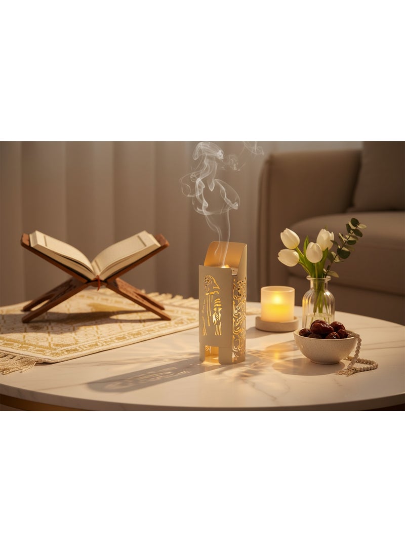 Akdc Ramadan Kareem Incense Burner - 25Cm Arabic Calligraphy Tower - Image 2